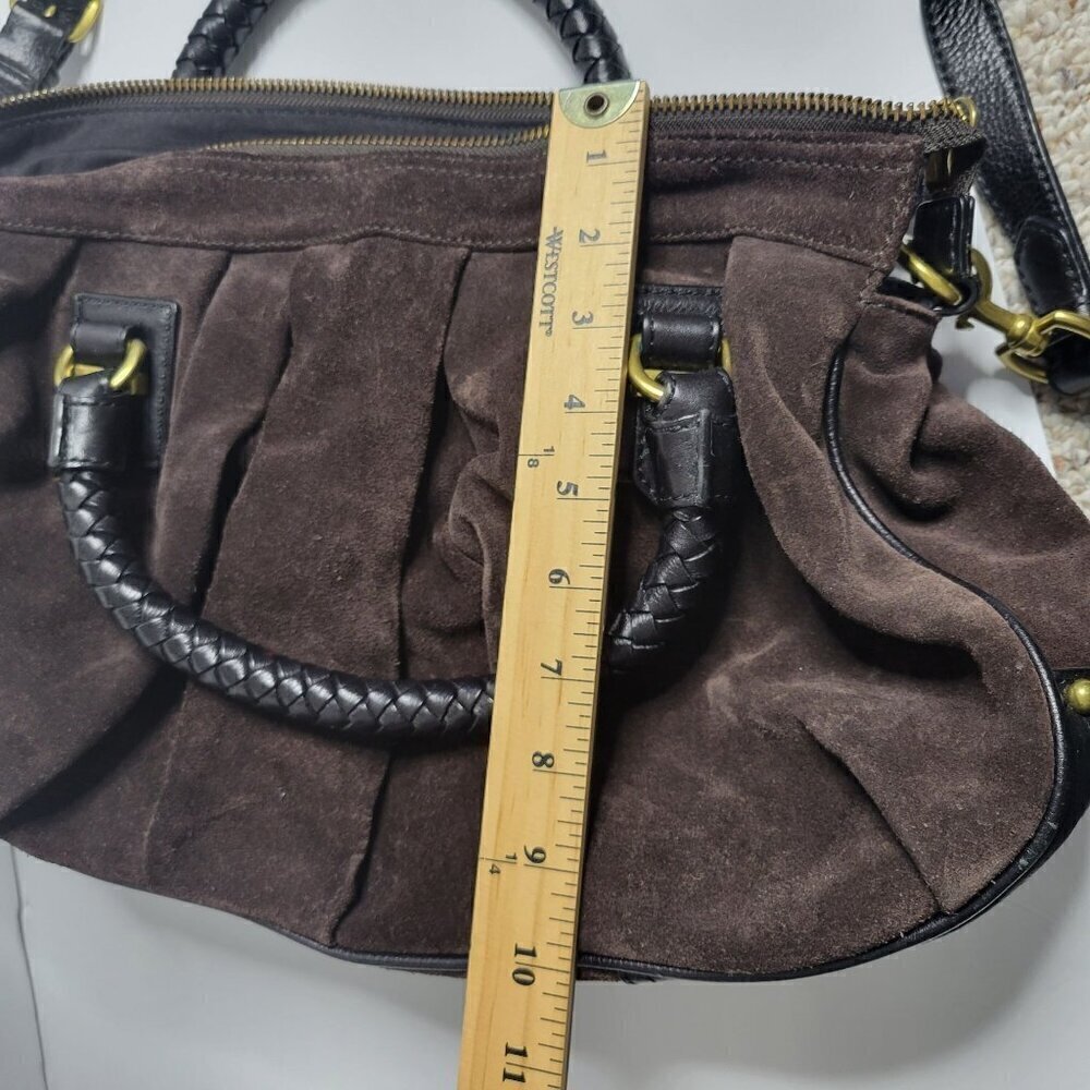 Banana Republic 100% Leather Suede Shoulder Bag OS - Picture 11 of 15